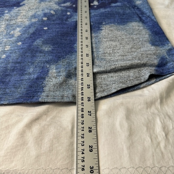 Claire Desjardins‎ Women's Blue Art to Wear 3/4 Dolman Sleeve Top Medium - Picture 10 of 12